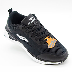 STRIKE Glide Men's Black Lightweight Walking Sneakers | All-Day Comfort | Versatile Style