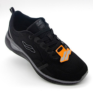 STRIKE Experience Men's All Black Sneakers | Lightweight | Airy | Comfort-Focus Design