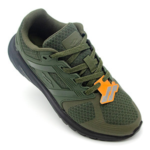 STRIKE Durano 10 Running Shoes for Men Olive | Breathable Mesh Upper | Cushioned Midsole.